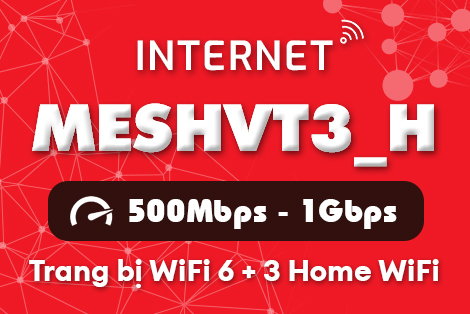 Gói cước internet Viettel MESHVT3_H (500Mbps - 1Gbps)