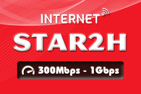 Gói cước internet Viettel STAR2H (300Mbps - 1Gbps)